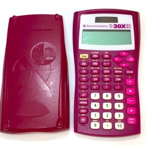 Texas Instruments TI-30X IIS Scientific Calculator Magenta Purple With Cover